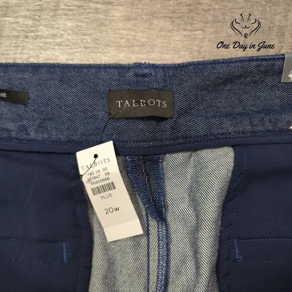 Talbots Plus Size Weston Pant Size 20W - Picture 2 of 6